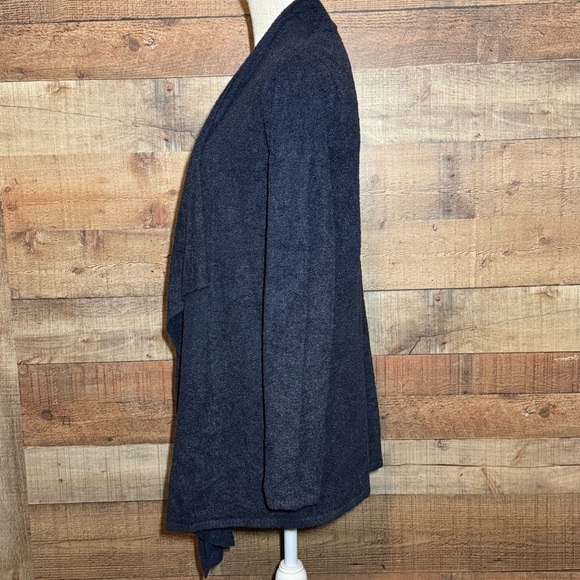 Barefoot Dreams Bamboo CozyChic Lite Indigo Cardigan Sweater Women S/M - Picture 4 of 11